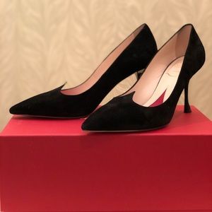 I Love Vivier black suede pumps